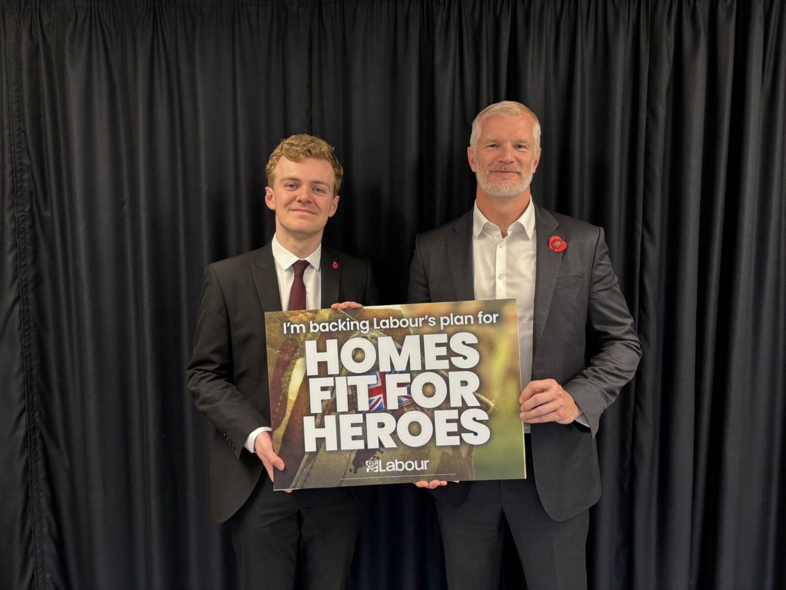  Sam Carling MP with Armed Forces Minister Al Carns MP