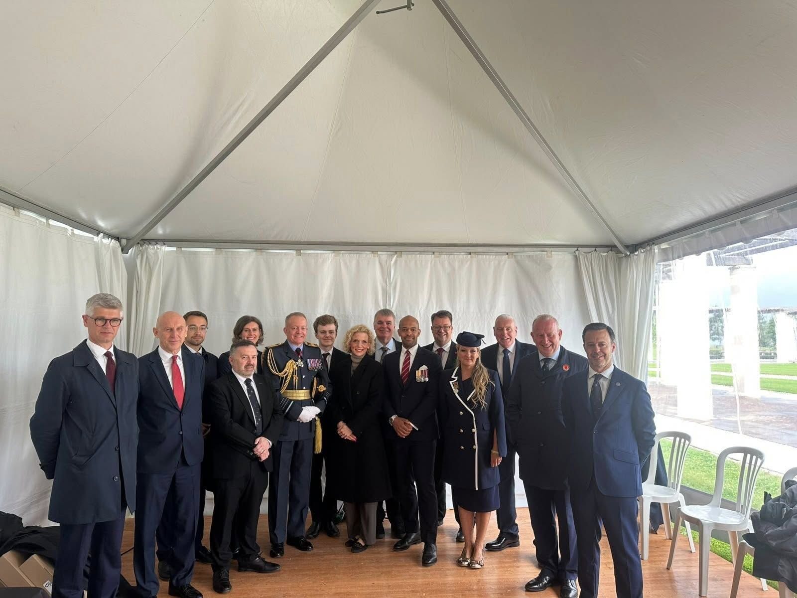 Sam attends the D-Day 82 Service of Remembrance alongside the Armed Forces Parliamentary Scheme