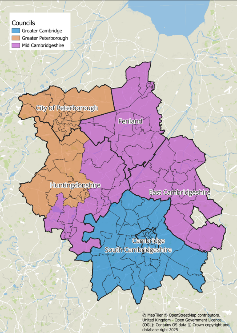 Proposed map